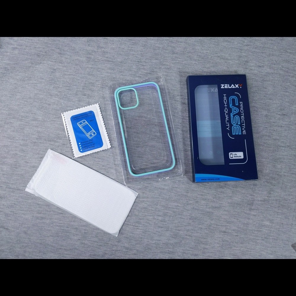 Zelaxy iPhone 12 Pro Case with Screen Protector